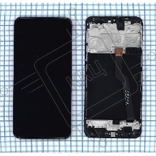 Дисплей для Samsung Galaxy A10 SM-A105F в сборе с тачскрином и рамкой (TFT) черный