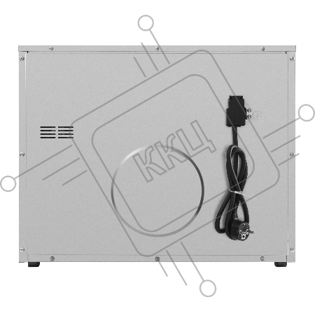Шкаф духовой электрический MAUNFELD AMCO458GW, встраиваемый