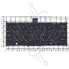 Клавиатура для ноутбука Acer Aspire V5-122P черная с подсветкой