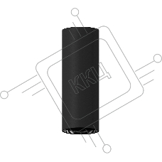 Корпус светильника C7456 SBK черный песок D70*H200mm MR16 GU5.3