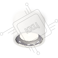 Светильник Ambrella Light XS7510011 SWH/PSL белый песок/серебро полированное MR16 GU5.3 (C7510, N7022)