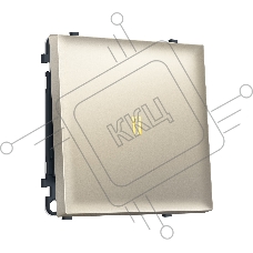 Комплект механизма 1-кл выключателя с подсветкой 3200K SIGMA Шёлк 10A-250V QUANT PRO (SP5420, PR101, G11Y)