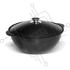 Казан литой КУКМОР К35а с крышкой 3,5л 3,5л с крышкой