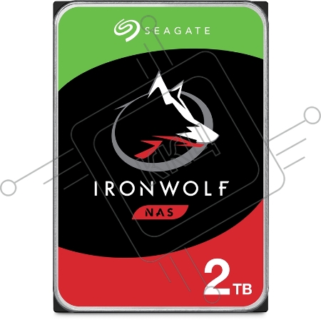 Жесткий диск Seagate Original SATA-III 2Tb ST2000VN004 NAS Ironwolf (5900rpm) 64Mb 3.5