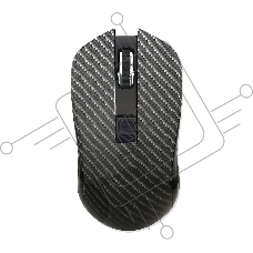 Мышь беспроводная Qumo Kevlar M26 черный, 1600 dpi, радиоканал, USB, кнопки - 4