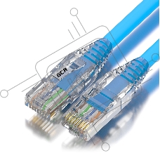 Патч-корд GCR 1.5m LSZH UTP кат.5e, синий, коннектор ABS, 24 AWG, ethernet high speed 1 Гбит/с, RJ45, T568B, GCR-52629