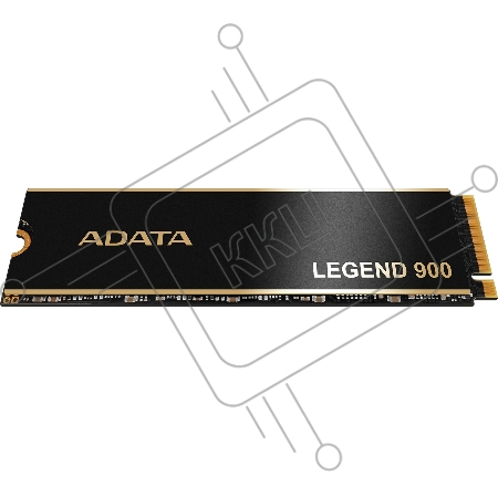 Накопитель SSD ADATA 512GB, M.2(22x80mm), LEGEND 900, NVMe 1.4, PCIe 4.0 x4, 3D NAND, R/W 6200/2300MB/s, IOPs н.д./н.д., TBW 130, DWPD 0.14, with Heat Sink (5 лет)