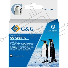 Картридж струйный G&G GG-C9351A черный (17мл) для HP DJ 3920/3940/D1360/D1460/D1470/D1560/D2330/D2360/D2430/D2460/F370/F375/F380/F2180/F2187/F2224/F2280/F2290/F4140/F4172/F4180/F4190