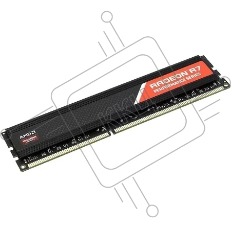 Память AMD 4GB DDR4  2666MHz (R744G2606U1S-UO) Performance Series, 1.2V, Non-ECC, CL16, Bulk