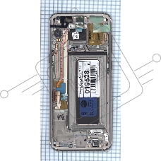 Дисплей для Samsung Galaxy S8 Plus SM-G955F черный с золотой рамкой