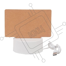 Акриловая доска для заметок USB с ручкой, горизонтальная (89х150 мм)