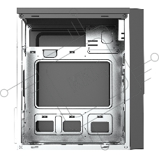 Компьютерный корпус Сase Forza mATX, 450W, 2xUSB3.0, Black, w/o FAN, 12 cm fan PSU, power cord