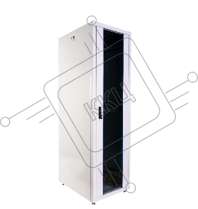 Шкаф телекоммуникационный напольный ЭКОНОМ 48U (600 × 1000) дверь перфорированная 2 шт