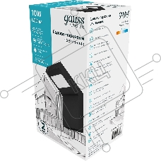 Светильник Gauss LED Electra садово-парковый, 10W, 600Lm, 4000K, 100x109x160mm, 170-240V / 50Hz, IP54,1/16