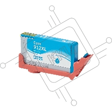 Струйный картридж Sakura 3YL81AE (№912XL Cyan) для HP, голубой, 10,5 мл., 825 к.