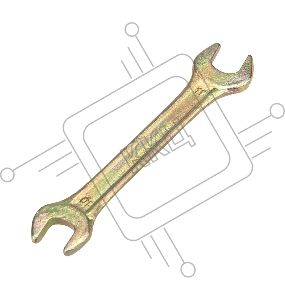 Ключ гаечный рожковый REXANT 10х11 мм, желтый цинк