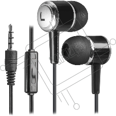 Наушники DEFENDER Pulse 427 черный  вставки