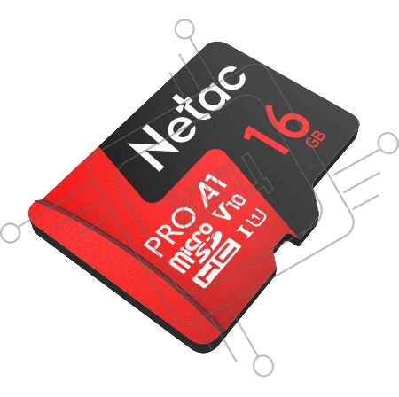 Флеш-накопитель NeTac Карта памяти Netac MicroSD P500 Extreme Pro 16GB, Retail version card only