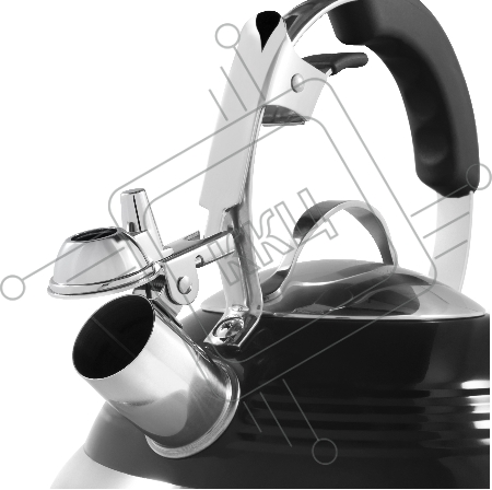 Чайник для плиты со свистком MAUNFELD MRK-119BK