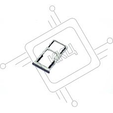 Лоток для SIM-карты Meizu U20 черный