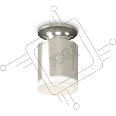 Светильник Ambrella Light XS6305043 PSL/FR серебро полированное/белый матовый MR16 GU5.3 (N6903, C6305, N6245)