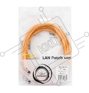 Патч-корд UTP Cablexpert кат.5e, 2м, литой, многожильный (оранжевый)
