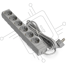Удлинитель ExeGate EX285829RUS  ECE-6-1.8G (6 евророзетки с заземлением, 1.8м, серый)