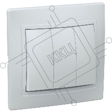 Выключатель 3-кл. СП КВАРТА 10А IP20 бел. ИЭК EVK30-K01-10-DM