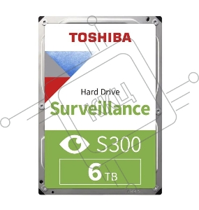 Жесткий диск TOSHIBA HDWT860UZSVA/HDKPB06Z0A01S S300 Surveillance 6ТБ 3,5