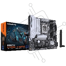 Материнская плата Gigabyte B860 GAMING X WIFI6E, LGA 1851, Intel B860, 4xDDR5, 4xSATA, 3xM.2, 1xPCIe 5.0 x16, 2xPCIe 4.0 x16, 1xHDMI, 1xDP, 1x 2.5Gb LAN, 4xUSB-A 2.0, 2xUSB-A 3.2 Gen 1, 1xUSB-C 3.2 Gen 2, 7.1, 3x3.5 мм, 3xARGB, 4xRGB, ATX