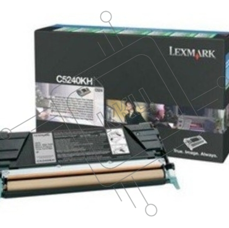 Картридж Lexmark C524 Return Black High Yield, 8K