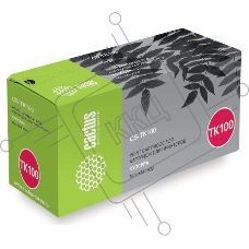 Картридж лазерный Cactus CS-TK100 черный (6000 стр.) для Kyocera Mita KM-1500/1815/1820