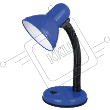 Светильник UF-301 С06 настол. 230В 60Вт син. Ultraflash 12357