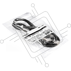 Кабель питания ExeGate Special EC-1S (C13 угловой->C14, 3*0.5mm2, CCA, черный, 1м)