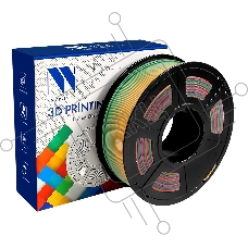 Филамент NV PRINT PETG Rainbow 02 для 3D печати диаметр 1.75мм масса 1 кг