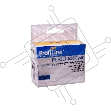Картридж PL-CLI-526C с чипом для принтеров Canon Pixma IP4850/MG5150/MG5250/MG6150/MG8150 Cyan водн ProfiLine