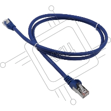 Патч-корд LANMASTER LSZH FTP кат.5e, 10 м, синий