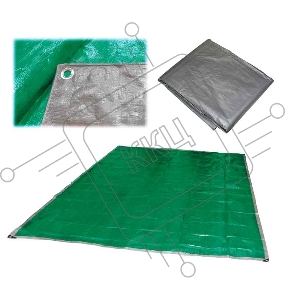 Тент хозяйственный универсальный Ecos T-4*4 размер: 4*4 м, плотность: 60г/м2