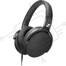 Наушники Sennheiser HD 400S накладные складные закрытые 18-20000Гц съемный кабель 1,4м, угловой jack 3.5мм, 120дБ, микрофон, черные, 508598