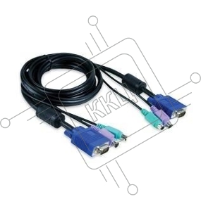 Набор кабелей D-LINK DKVM-CB3 для DKVM - 2хPS/2,1xVGA, 3м