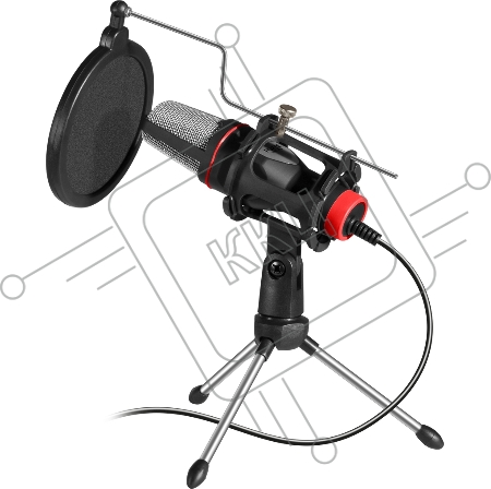 Микрофон Defender Forte GMC 300 3,5 мм, провод 1.5 м [64630]