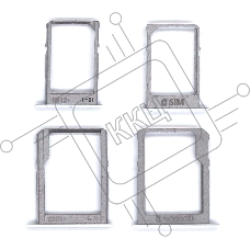 Лоток для SIM-карты Samsung Galaxy A7 Duos/A5/A3 (A700FD/A500F/A300F) белый