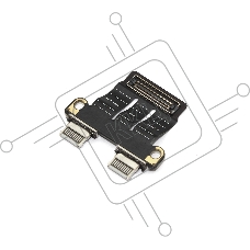 Шлейф питания с разъемами USB-C для MacBook Pro Retina 13, 15, 16 A1989, A1990, A2141 2018-2019