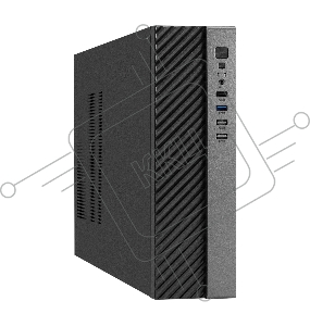 Компьютерный корпус Desktop ExeGate MI-302U (mATX/mini-ITX, без БП, 1*USB+1*USB3.0, HD аудио, черный)