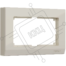 Рамка для двойной розетки (слоновая кость) W0081803