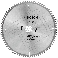 Диск пильный твердосплавный BOSCH ECO WO 254x30-80T (2.608.644.384) по дереву
