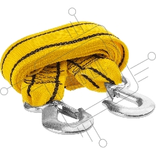 Трос буксировочный STAYER STANDARD, 2 крюка, сумка, 4м, 3,5т