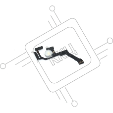 Шлейф вспышки для iPhone 14 Pro (A2891)