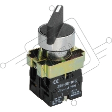 Переключатель LAY5-BJ25 на 2 полож. черн. I-O дл. ручка ИЭК BSW70-BJ-2-K02