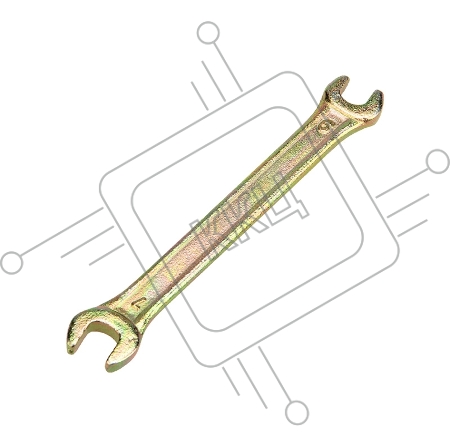 Ключ гаечный рожковый REXANT 6х7 мм, желтый цинк